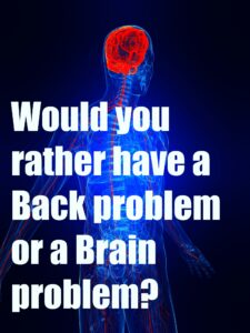 back or brain